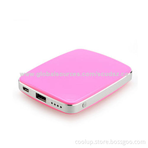 5,100mAh Power Bank with 5V DC, 1,000mAh Input